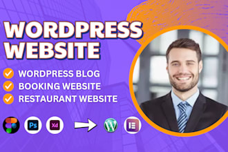 rebuild wordpress website clone customize wordpress retaurant website