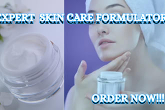 custom cosmetic  skincare formulation by expert chemist