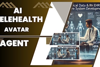 do smart ai saas telehealth platform, morphing avatar patient assistant chatbot