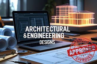 review stamp architectural structural engineering floor plan mep permit drawing