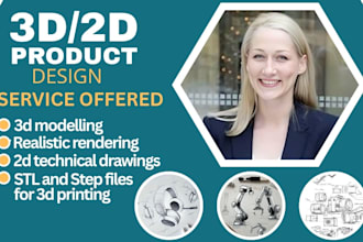 design 3d cad printing design, cad modelling,3d product design with solidworks
