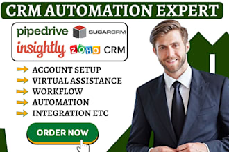 setup close crm salesflare pipedrive integration hubspot crm act anutomation va