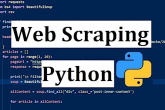 do web automation, web scraping python script, scrap data using python selenium
