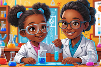 create african american childrens book illustrations for children story book