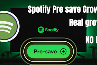 do massive campaign for unrelease spotify track music to get huge pre save