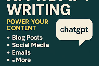 create custom chatgpt prompts for content, marketing or automation