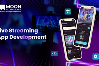 develop streaming app streaming website live streaming  video app