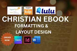 design, format christian ebook, daily devotion, prayer book journal amazon kdp
