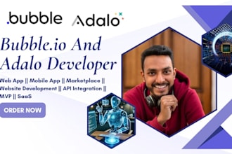 build bubble mvp saas app bubble io web app bubble marketplace website adalo app