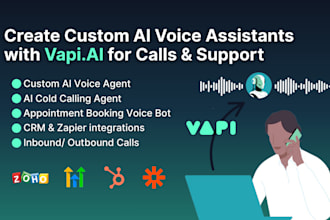 create custom ai voice bot using vapi ai for calls support