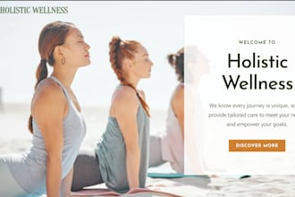 build squarespace holistic healing website reiki therapy practitioners website