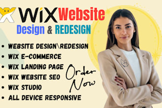 design wix website wix business website redesign wix development or wix studio