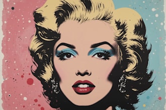 create a unique pop art and street graffiti style
