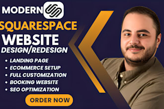 design or redesign squarespace website, develop squarespace site or online store