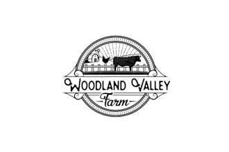 design clean modern ethical farm logo