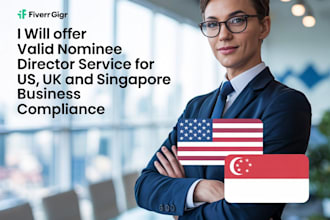 offer valid nominee director service for US UK and singapore business compliance