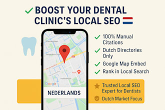 build high quality google map citations for dutch dental clinics