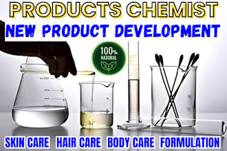 be your product formulation chemist for new products development