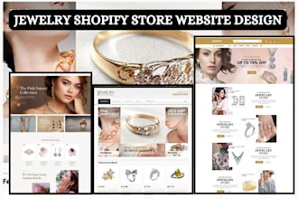 design jewelry website jewelry shopify store jewelry store necklace website