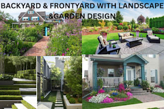 do 3d backyard landscape design with garden swimming pool patio pergola deck