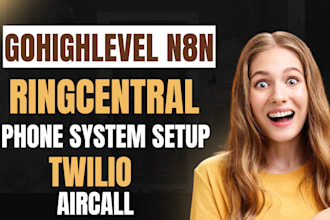 twilio aircall vapi ai agent phone setup gohighlevel n8n grasshpper air call ivr