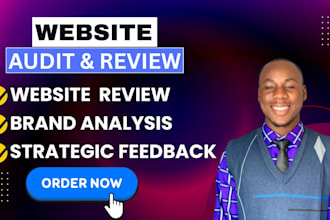 audit and review your website with strategic brand feedback