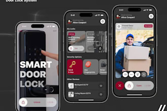 develop custom smart home, tuya, iot app, smart camera using flutter developer