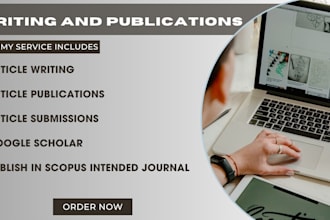 write and publish your article in a scopus, google scholar indexed journal