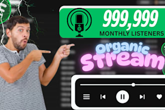 boost your spotify monthly listener to over 900k music lover to gain new streams