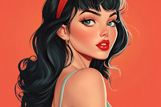 hot summer deal create beautiful and very sexy pin up girl