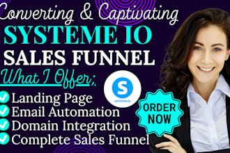 design systeme io sales funnel, systeme io affiliate marketing landing page
