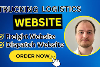 design logistics, trucking, moving, freight, cargo, dispatch, transport website