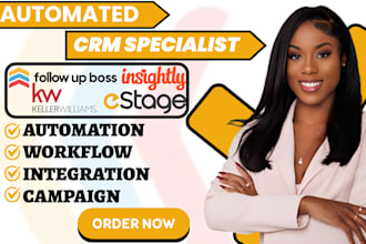 do estage keller williams automation insightly follow up boss highlevel workflow
