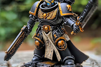 paint your warhammer 40k, sigmar and dnd miniatures