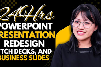 redesign enhance your powerpoint presentation pitch deck business slide in 24hrs