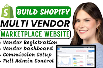 create shopify multi vendor ecommerce website build shopify multi vendor website