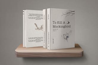 book layout, cover design, layout design