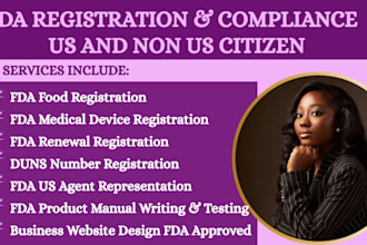handle your fda registration, agent services, and fsvp compliance consulting