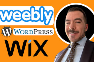 design or redesign weebly, wordpress, and wix business website