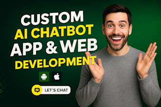 do ai software developemnt as ai full stack developer, ai saas app, ai chatbot