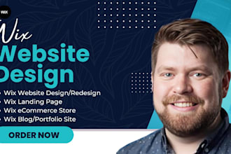 design or redesign a custom with website design or redesign wix website