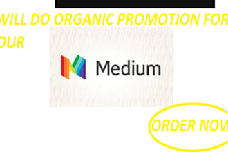 promote your medium articles pages organically to boost reach