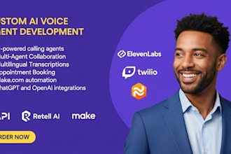 ai voice agent synthflow retell vapi make com automation elevenlabs agent ia
