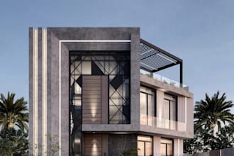 create stunning 3d exterior interior rendering house commercial landscape facade