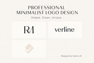 create a modern and simple logo that fits your business