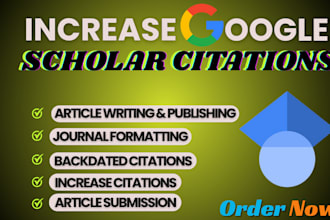 write and publish article writing journal increase google scholar citations