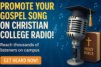 spin and promote your song to 5500 christian college radio stations worldwide