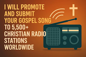 promote and submit your song to 5500 christian college radio stations worldwide