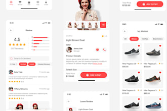 develop custom ecommerce marketplace app, shopping app, multi vendor, amazon