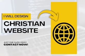 build unique christian, ministry, nonprofit, website
